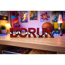 3D Boyuthane Süper Kahraman Desenli Kişiye Özel Isimlik