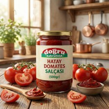 Doğru Gıda Hatay Domates Salçası 500 gr Güneş Kurusu Tuzlu Geleneksel Ev Yapımı