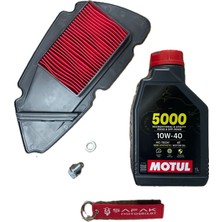 Şafak Motosiklet Arora Freedom 125 Hava Filtresi Motul 5000 Bakım Seti