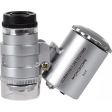 Fantastik Store Iphone5 Için Uyumlu Kapaklı Lens Mikroskop Taşınabilir Mini Cep Boyutu LED Mikroskop NO.9882IP5II - Lisinya