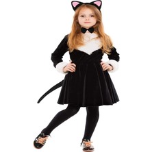 Fantastik Store Kedi Kulak Taç Kuyruk ve Papyon 3 Lü Set Çocuk Boy Pembe Renk - Lisinya