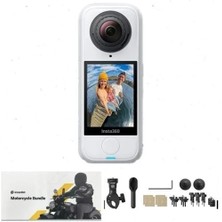 INSTA360 X5 White Aksiyon Kamerası - Motosiklet Kiti [standart]
