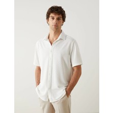 Lc Waikiki Yeni Sezon Regular Fit Kısa Kollu Erkek Dokulu Gömlek