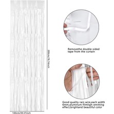 Fantastik Store Soft Beyaz Renk Duvar ve Kapı Perdesi Ithal 100X200 cm - Lisinya