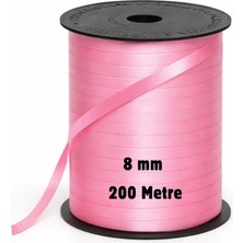 Ra-bant Pembe Rafya Ip 8 mm x 200 Metre Balon Ipi Hediye Paketleme