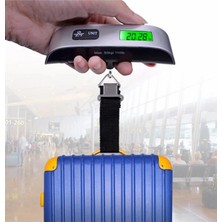Fantastik Store Dijital Işıklı Elektronik Askılı El Bagaj Tartısı Bavul Kantarı Seyahat Çantası 50KG - Lisinya