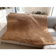 Shiny House El Yapımı Dekoratif Koltuk Şalı / Tv Battaniyesi – Kalın Örgü Yumuşak Dokulu