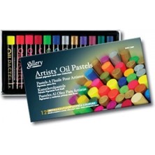 Supertrend Gallery Yağlı (Oil) Pastel Boya Seti Metalik ve Neon Renkler 12 Renk