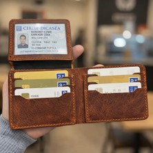 Bakani Leather Hakiki Deri Erkek Cüzdan – Çok Gözlü Kartlık Bölmeli, Kimlik Pencereli Şık Cüzdan , Hediyelik