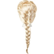 Fantastik Store Platin Altın Dore Renk Karlar Ülkesi Elsa Frozen Peruğu Çocuk Boy - Lisinya