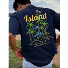 Divin Yeni Sezon Baskili Kumaş Oversize Tshirt