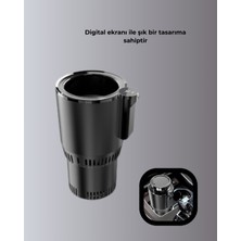 Fantastik Store Isıtma Soğutma Özellikli Araç Bardaklığı Çakmak Girişli Akıllı - Lisinya