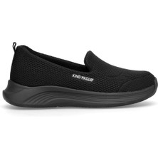 King Paolo H5182 Cips Krakers Kadın Memory Foam Klasik Sneaker Siyah
