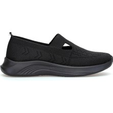 King Paolo I5216 Airflow Kadın Memory Foam Yürüyüş Ayakkabısı Siyah