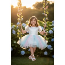 Ayakkabı Fuarı Elit OB-F-620-26Y Filet Kız Çocuk Abiye Ayakkabı Sedef