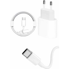 Fantastik Store 15/pro/pro Max 20W Ios Uyumlu Hızlı Şarj Aleti Adaptörlü Beyaz - Lisinya