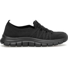 King Paolo K5223 Sinerji Kadın Memory Foam Yürüyüş Ayakkabısı Siyah