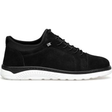 Ayakkabı Fuarı Elit 26YSLGLD2023N Erkek Hakiki Nubuk Deri Casual Ayakkabı Siyah