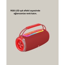 Fantastik Store Ipx6 Su Geçirmez Rgb LED Işıklı Taşınabilir Bluetooth Hoparlör 2400 Mah - Lisinya