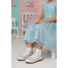 Ayakkabı Fuarı Elit HY-P-4032-26Y Patik Kız Çocuk Babet Sedef