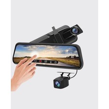 Fantastik Store Ultra Geniş Açılı Araç Kamerası Dokunmatik Ayna Kayıtlı - Lisinya
