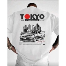Divin Tokyo Baskılı Tişört –oversıze Şık Tasarım