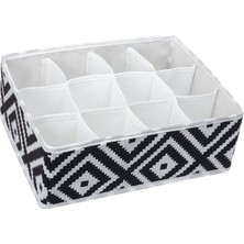 Fantastik Store 12 Bölmeli Mozaik Desen Pratik Bölmeli Çekmece Düzenleyici Organizer - Lisinya