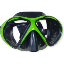 Star Diving Dalış Maskesi ve Snorkel Yetişkin - 51711-YEŞİL (Lisinya)