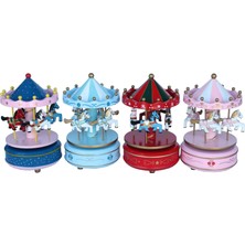 Fantastik Store Nostaljik El Yapımı Atlıkarınca Müzik Kutusu - Lisinya