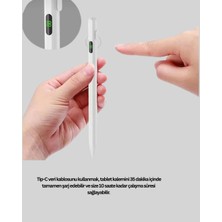Fantastik Store iPad Uyumlu 1.5mm Pom Uçlu Dokunmatik Kalem Uzun Kullanım Süreli Stylus - Lisinya
