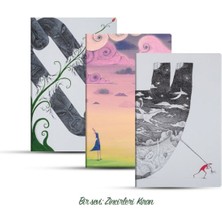 Fantastik Store Üçlü Çizgisiz Defter Seti: Bir Sevi: Zincirleri Kıran