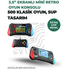 Fantastik Store 3.5 Inç Ekranlı Klasik Oyun Konsolu – 500 Dahili Oyun - Lisinya