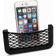 Braventa Collection Luti Concept Fileli Telefon Tutucu Araç Ofis Ev Için Yapışkanlı Fileli Ceplik Oto Telefon Tutucu