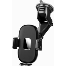 Braventa Collection Hobimtek Htt-53 Otomatik Klipsli Araba Telefon Tutucu Ayarlanabilir Cam ve Torpido Için Yüksek Kalit