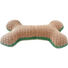 Braventa Collection Örgü Kemik Pamuklu ve Doğa Dostu Köpek Oyuncağı