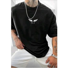 Divin Yeni Sezon Baskili Kumaş Oversize Tshirt