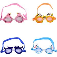 Fantastik Store 9014 - Çocuk Yüzücü Gözlüğü Flamingo-Yunus Modelli (Lisinya)