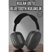 Fantastik Store P9 Plus Hi-Fi Ses Kalitesi Ayarlanabilir Mikrofonlu Bluetooth Kulaklık Siyah - Lisinya