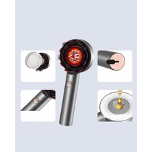 Fantastik Store LED Teknolojili Elektrikli Saç Masaj Fırçası Mikro Akımlı - Lisinya