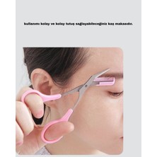 Fantastik Store Kaş Şekillendirme Makası Taraklı – Hassas ve Güvenli Kesim - Lisinya