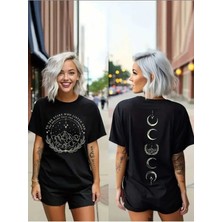 Divin Desenli Kadın T-Shirt, Günlük Grafik T-Shirt