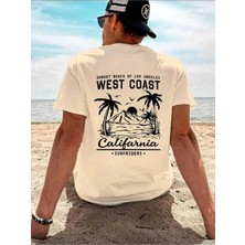 Divin Yeni Sezon Baskili Kumaş Oversize Tshirt