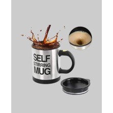 Fantastik Store Paslanmaz Çelik Kendi Kendini Karıştıran Akıllı Kupa – Isı Yalıtımlı - Lisinya