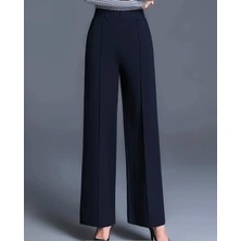 Bol Paça Önden Çımalı Bel ve Bacak Bölgesi Toparlayıcı Pantolon