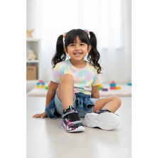 Ayakkabı Fuarı Elit LS-B-02-26Y Bebe Kız Çocuk Yürüyüş Ayakkabısı Siyah - Lila