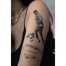 Caş Dekorasyon Atatürk Imzası Geçici Dövme Tattoo