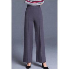 Bol Paça Önden Çımalı Bel ve Bacak Bölgesi Toparlayıcı Pantolon