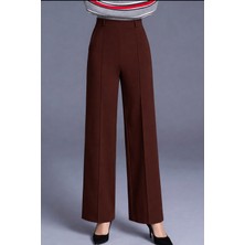 Bol Paça Önden Çımalı Bel ve Bacak Bölgesi Toparlayıcı Pantolon