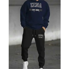 Divin Unısıx Baskılı I Oversize Sweatahırt -Eşofman Altı 2li Takım