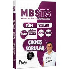Mbsts 2015-2025 Tüm Yılların Orijinal Çıkmış Soruları + Açıklamalı Çözümler - Şara Akademi